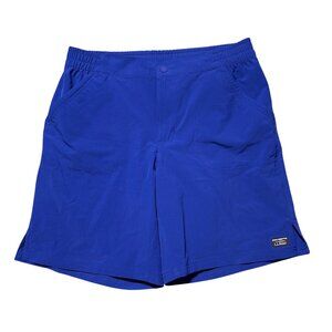 L.L. Bean women's Sz 10 Boardshorts/swim UPF 50+ Blue Stretch